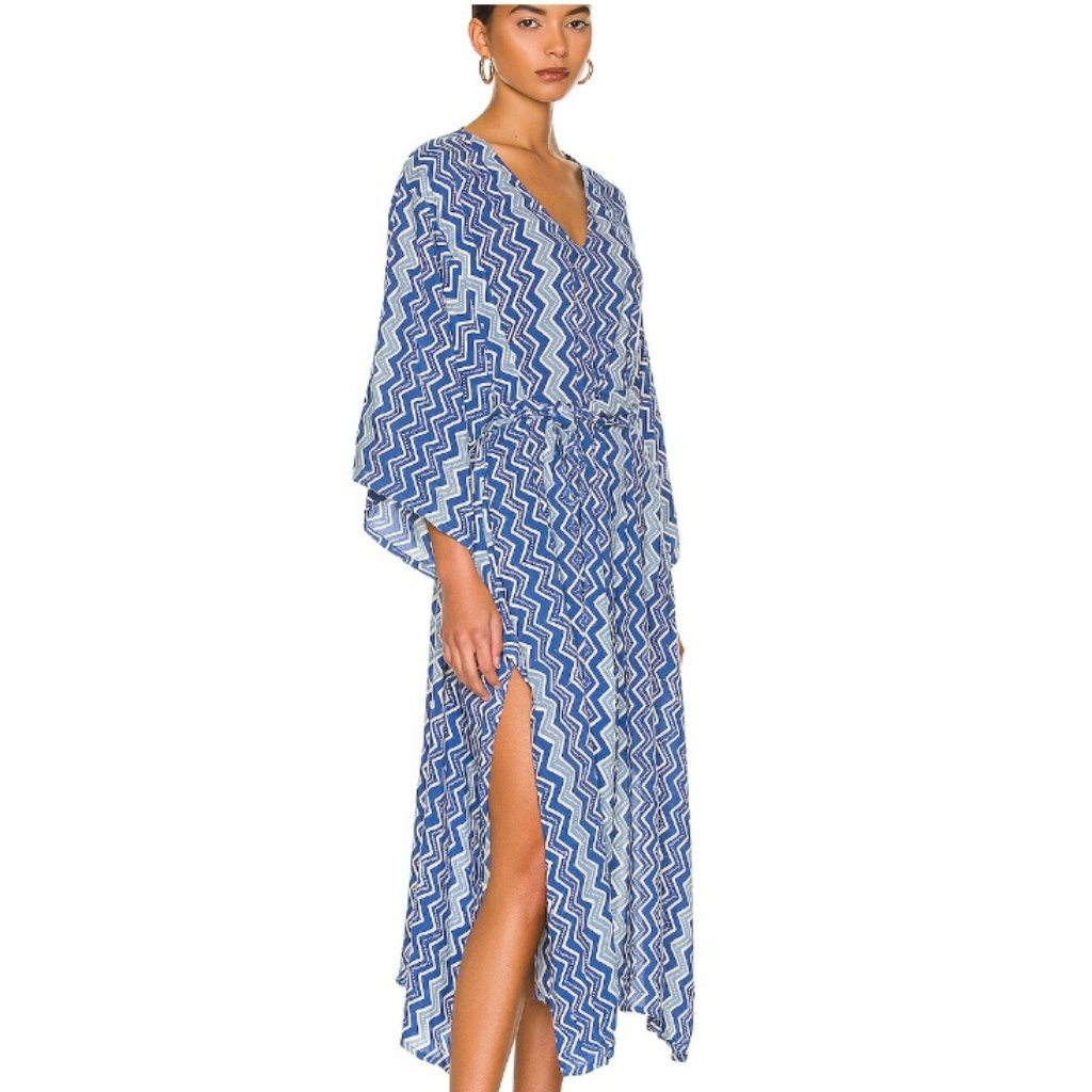 Nwt Natalie Martin Marin Sash Tie Dress Sz Xs Fits Big $245 Fit Up To S-M